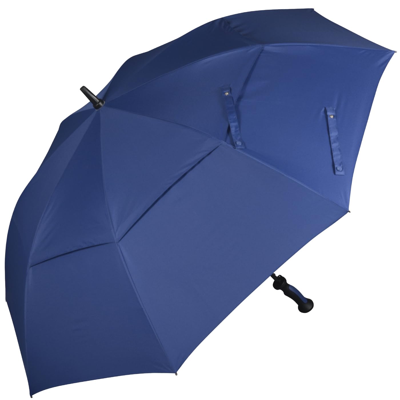 iX-brella Ombrello da golf in fibra XXL, 130 cm, automatico, doppio tetto con rivestimento di ventilazione