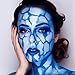 BOBISUKA Blue Face Body Paint, Oil-based Cream Painting Kit, Blendable Facepaint for Halloween Avatar Smurf Mystique Cosplay, Costume, Parties, Stage, Theater, SFX Special Effect Makeup（2.1 Fl.oz）