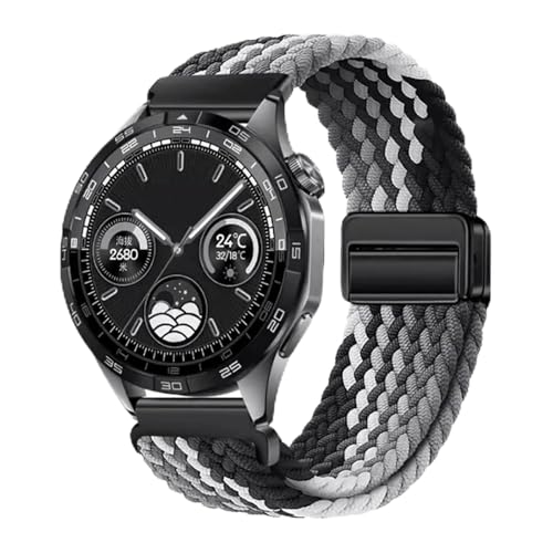 Correa de nailon de 22mm 20mm reloj Huawei Watch GT4 GT3 Samsung Gear S3 pulsera