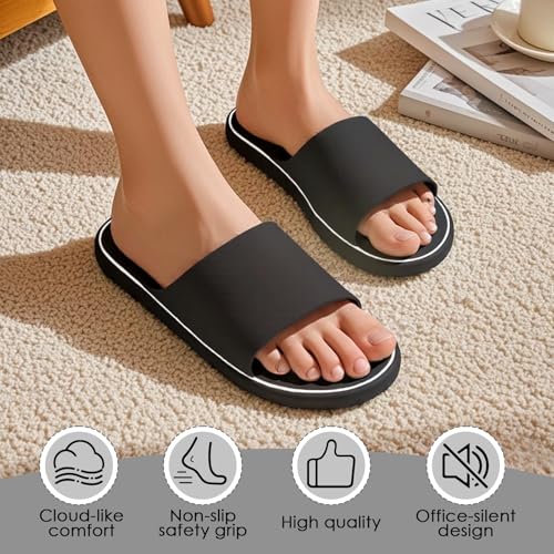 Slippers for Women and Men Non Slip Quick Dry Open Toe Soft Slides Thick Sole Sandals for Bathroom Pool Beach House Outdoor Use3