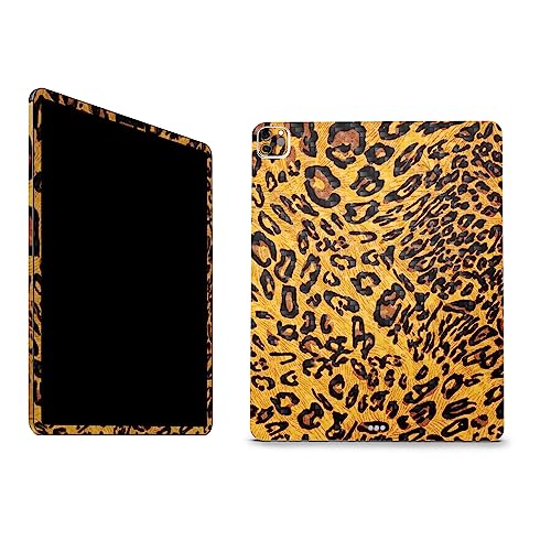 Image of MightySkins Carbon Fiber Skin Compatible with Apple iPad Pro 12.9 inch M2 6th Gen (2022) Full Wrap Kit - Cheetah Girl | Protective, Durable Textured Carbon Fiber Finish | Easy to Apply | Made in The USA