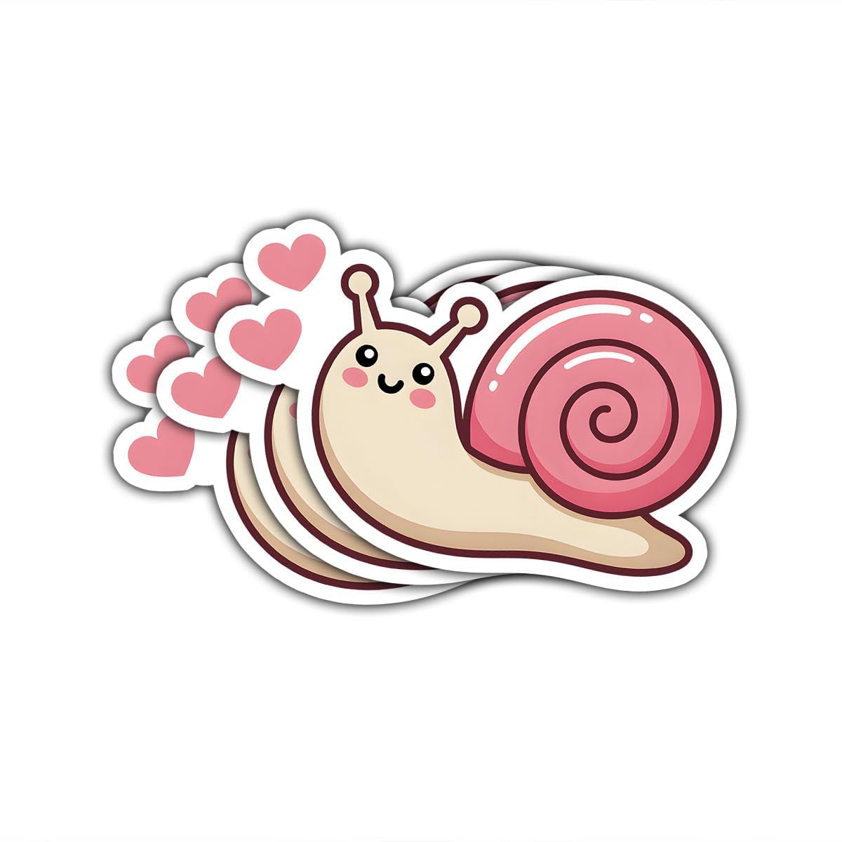 Calcomanías impermeables de caracol para evitar el desgaste en tu botella y laptop