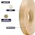 Birch Wood Veneer Edge Banding - 3/4 inch x 50 ft Plywood Edging - Pre-glued Real Wood Veneer - Flexible Easy Application Iron-on Edge Banding for Furniture Restoration