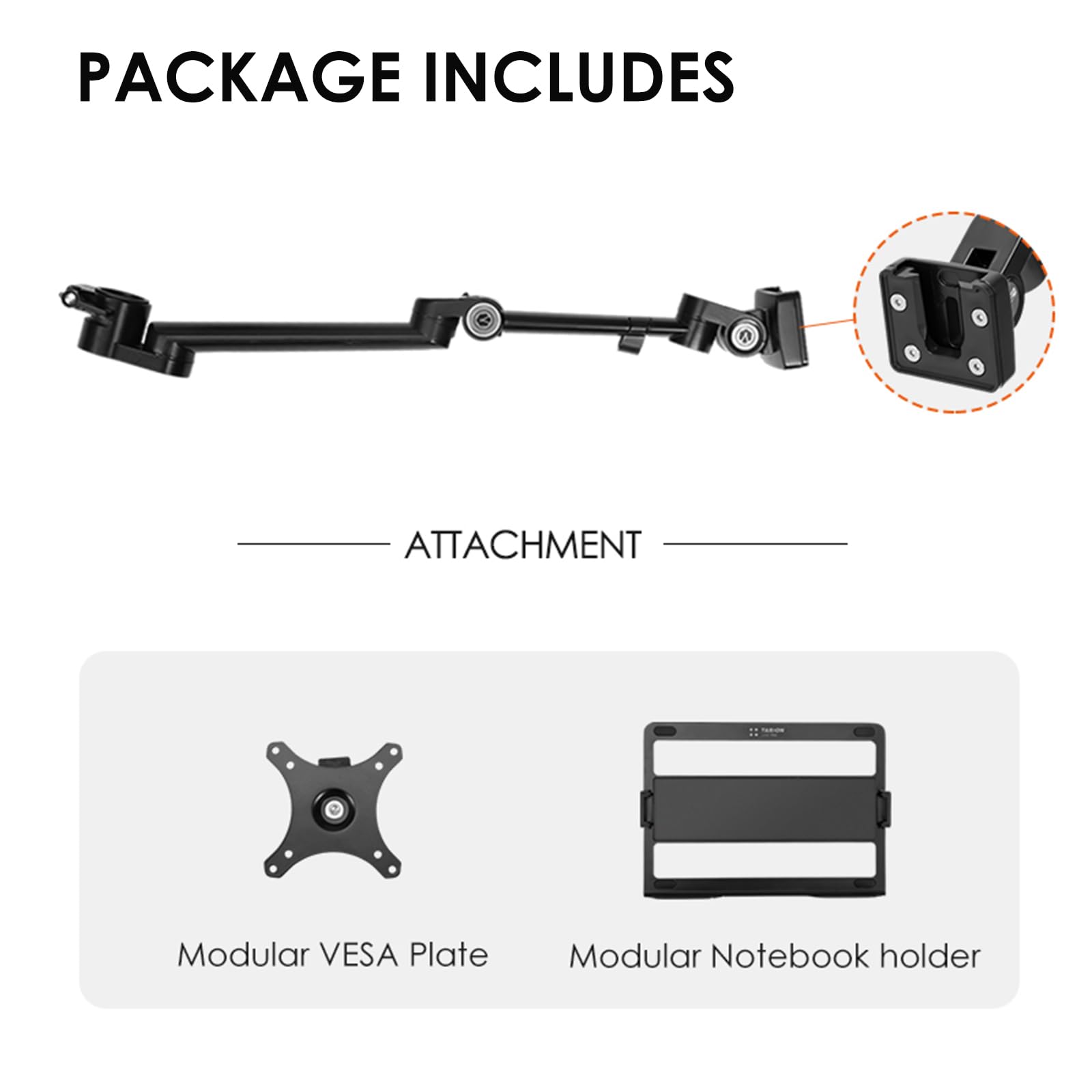 TARION Titanrig Arm Module X : Trépied de Table pour Appareil Photo, trépied de Table, trépied de Serrage, Bras articulé, Support de Table pour appareils Photo Reflex numériques, Lampes annulaires