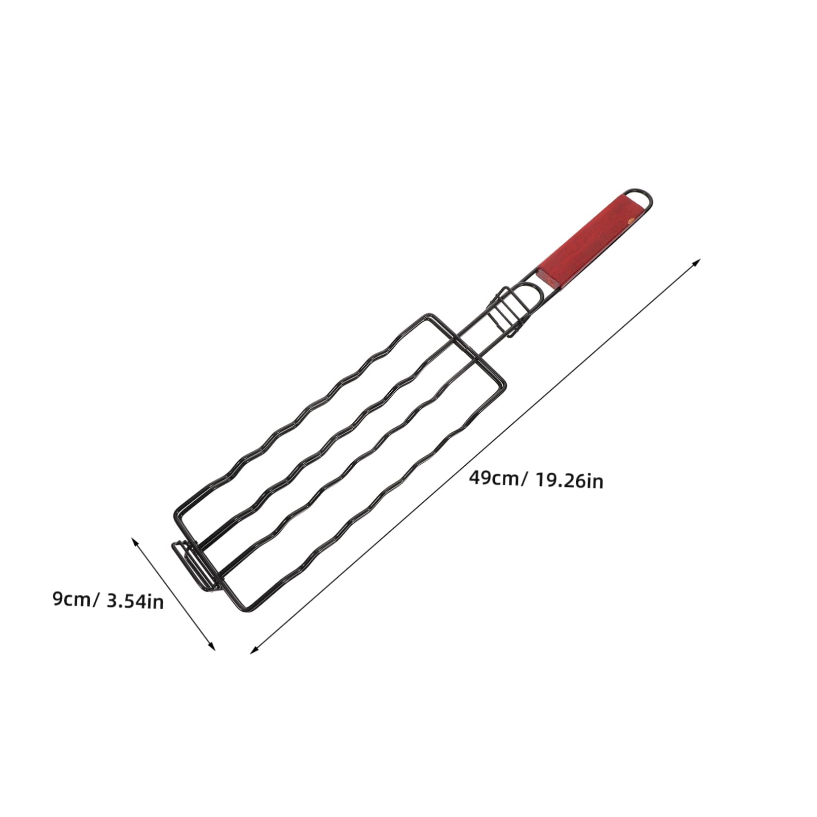 Totority Barbecue Clip Hot Dog Grill Holder Sausage Rack Bbq Accessory for Veggies Grilling Basket