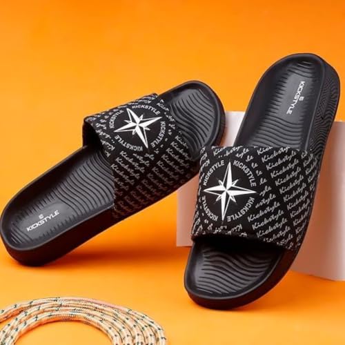 Image of Men's Streetwear Sliders | Extra Soft Doctor Recommended Chappals | Stylish Designer Textured Sole | Lightweight Comfortable Slip-On Slippers KS 2001