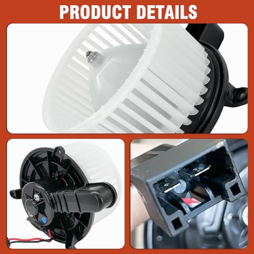 Image of AC Heater Blower Motor with Fan 700251 fit for Mazda 6 2009-2013, for Ford F-350 Super Duty 2011-2016, F-250 Super Duty 2011-2016