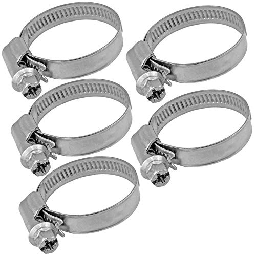 Megahaustechnik Edelstahl Schlauchschellen Set 5 Stück
