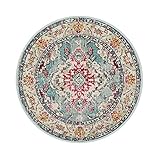 RUGS Teppiche Retro Runder Teppich Im Europäischen Stil Amerikanisches Wohnzimmer Schlafzimmer Teppich Verschleißfestes Rutschfestes Bunker Computerstuhlkissen,# 2,80 * 80Cm
