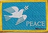 8 x 5 cm U24 Aufnäher Peace Taube Friedenstaube Aufbügler Patch