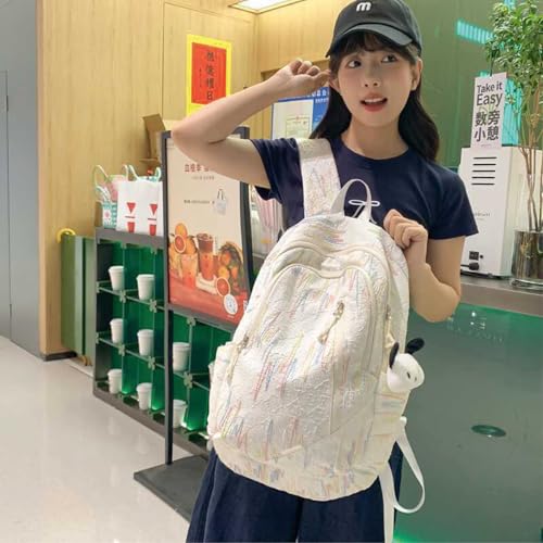 Image of Tinytot 30 Litre Japanese Korean Style School Bag Water-Resistant Laptop & Travel Backpack - Unisex Large 18 Inches Multipurpose Student Backpack for Boys & Girls, Men & Women