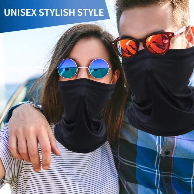 Image of SHEVERCH pack Neck Gaiter Mask for Men Women | UV Sun Protection, Windproof, Gator Face Cover Scarf, Fishing Cycling Hiking Ski
