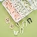 77 Pcs Fuel Line Retainer Clip Assortment Kit - Car Auto Retaining Clips for 3/8