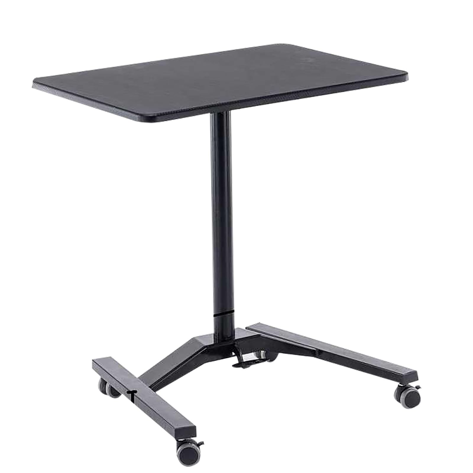 Générique Pupitre Mobile Portable et réglable avec roulettes, pupitre à Hauteur Ajustable pour l'école, Le Bureau et la Maison, Design Noir élégant pour Les présentations