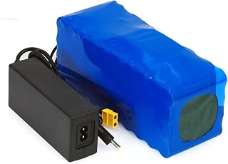 WOGQX E-Bike Battery Pack 36V 12AH 12000mAh 10S 4P Lithium-ion Battery Fit for E-Bike, Scooter Power Tools Model Airplanes 500W Motor (with 42V Charger and BMS)