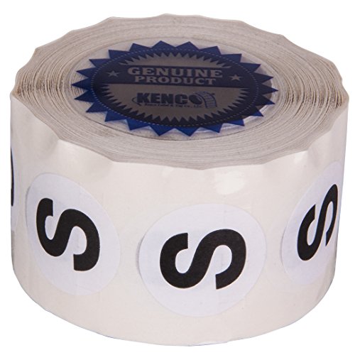 Clothing Size Stickers by Kenco - 0.875