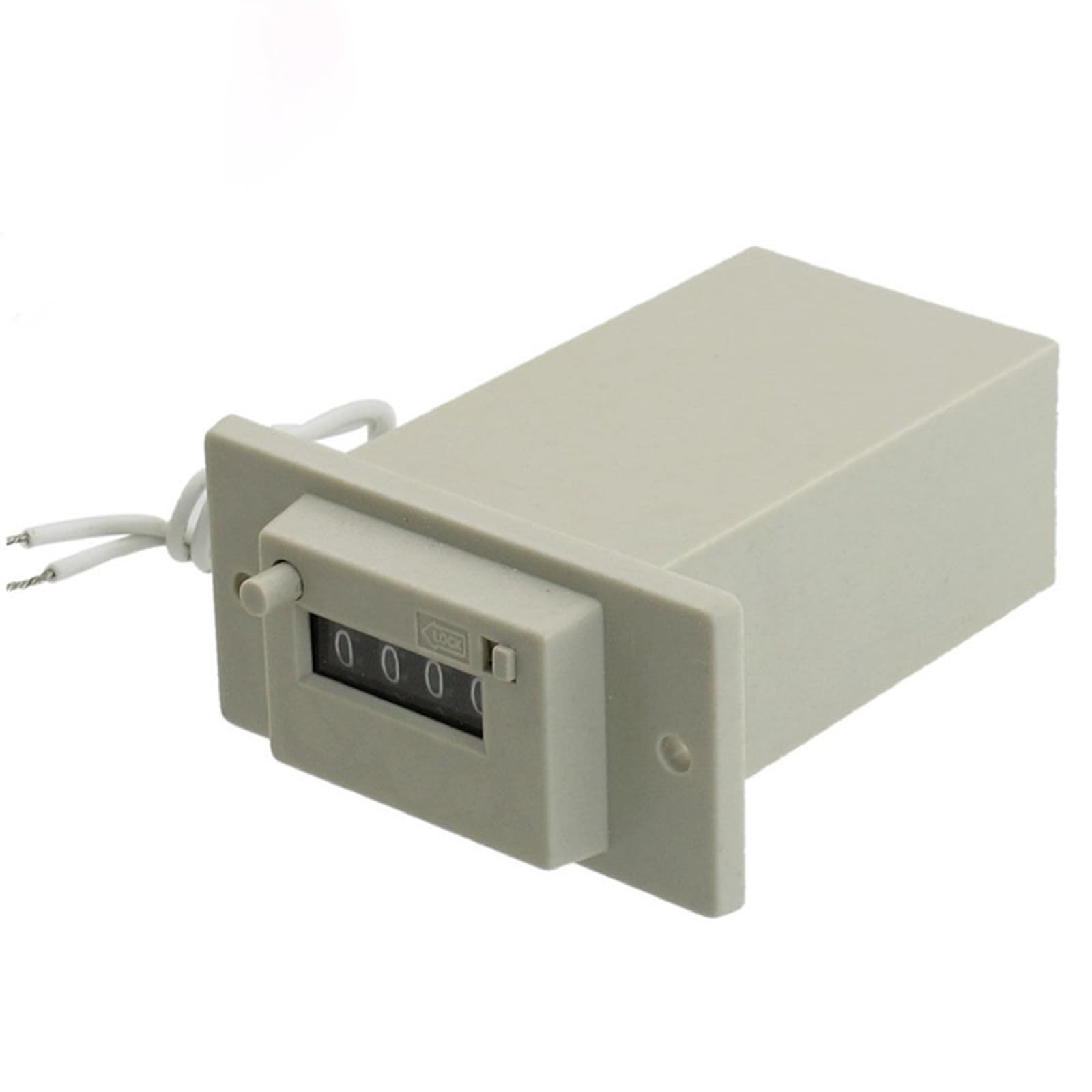 Contador de 4 dígitos CSK4-CKW de dos cables con sistema de bloqueo físico para CA 110V 2