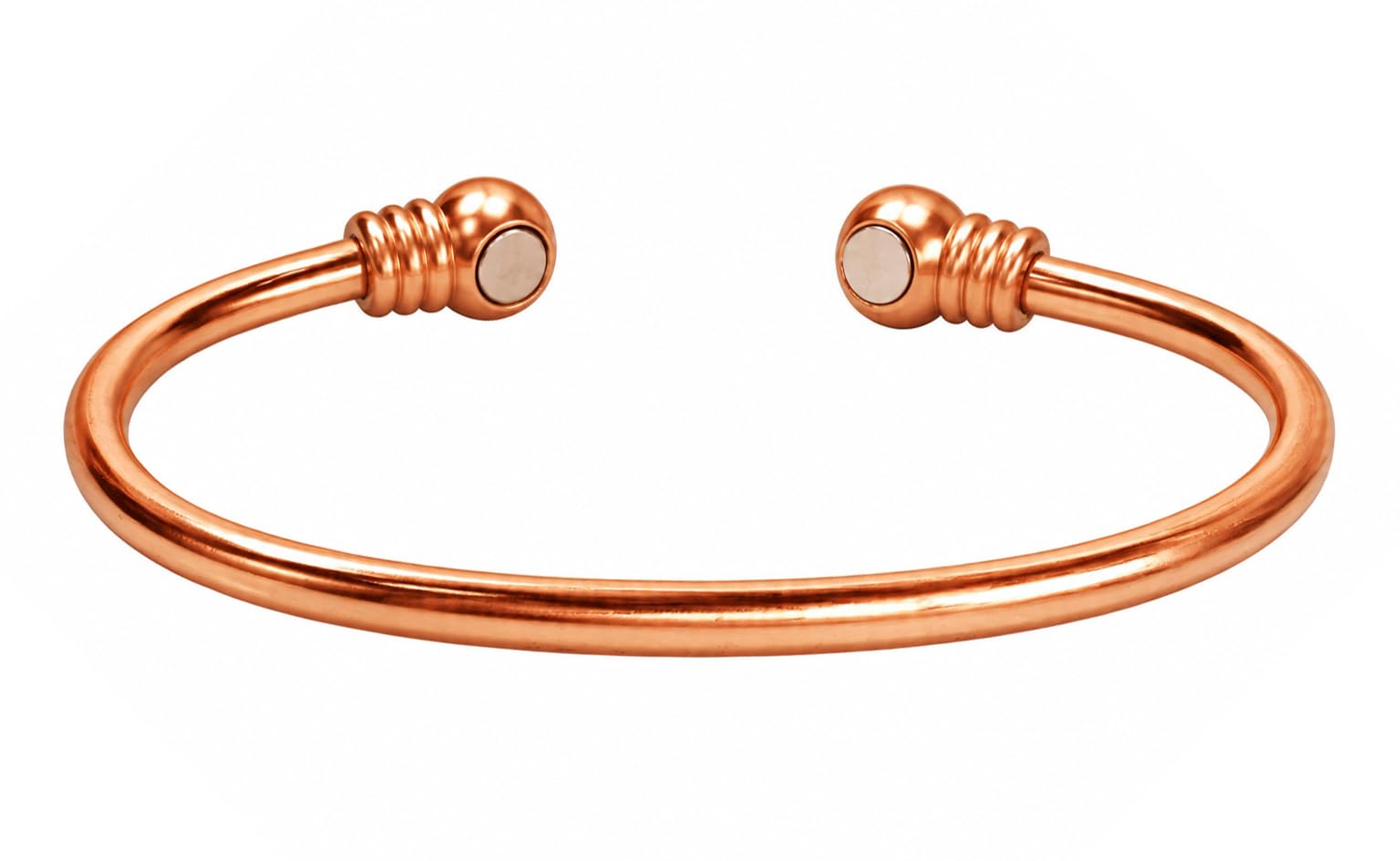 Touchstone Handcrafted By Indian Skilled Artisans Durable High Gauge Copper Hand Twisted Pipe Bracelet In Natural Tone.