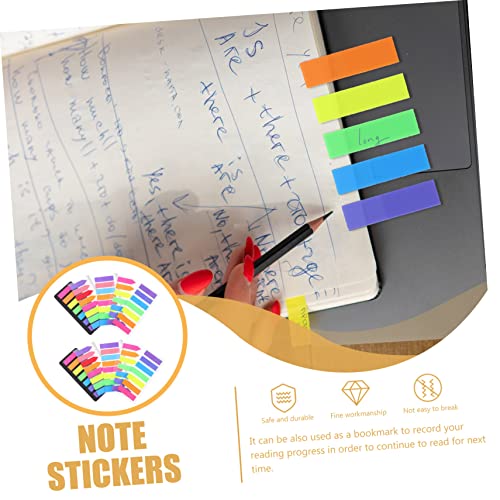 Marqueurs de page fluorescents STOBOK pour ne plus perdre vos notes de bureau - 5