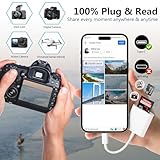 USB C SD Card Reader Type-C Dual Slot Memory Card Reader for iPhone 16/15 Series, iPad Pro, MacBook Pro/Air, Galaxy S24/23, More, Trail Camera Camcorder Recorder Viewer - Image 2