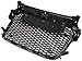DIQON Grille Abs, Grille De Pare-Chocs De Grille en Nid d'abeille De Voiture Grille D'Admission d'air De Modification De Course pour Audi A1 S1 Rs1 2010-2014