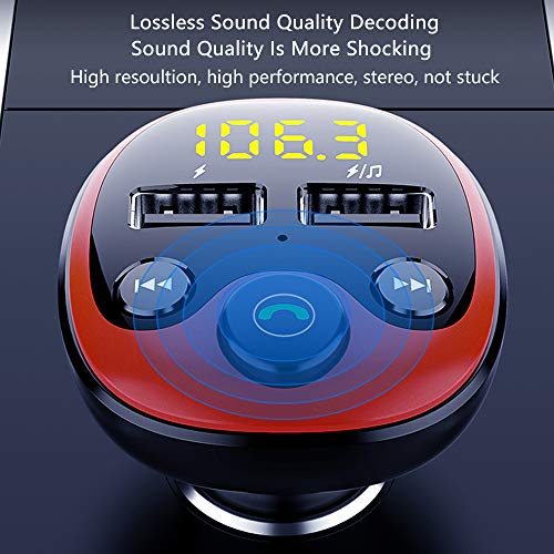 Trasmettitore FM Bluetooth Auto per Auto Vivavoce