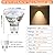 Vinaco LED Flicker-Free GU10 Bulb, 6PCS Long Lasting MR16 GU10 LED Bulb 2700K Warm White, 450LM GU10 LED Bulb Non Dimmable 5W (50W Equivalent) GU10 Light Bulb, GU10+C 120V 50W Bulb for Track Lighting