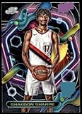 2023-24 Topps Chrome Cosmic #103 Shaedon Sharpe Portland Trail Blazers Basketball Base Trading Card