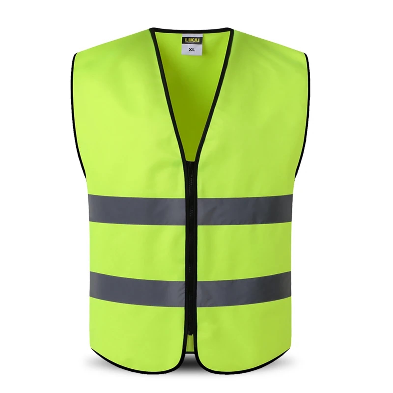 Gilet riflettente ad alta visibilità in tessuto traspirante