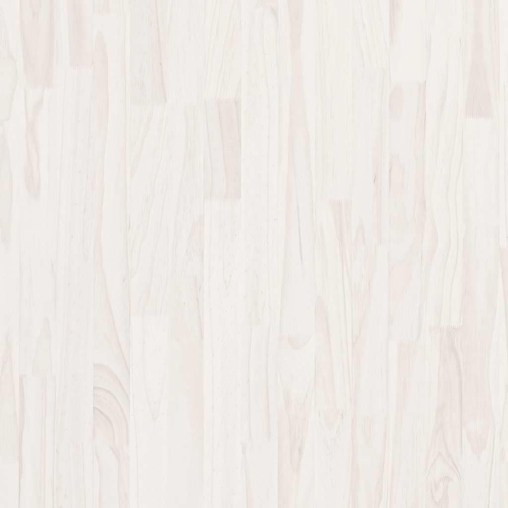 Bücherregal aus Massivholz Kiefer Weiß 100x30x105 cm, 3 Böden Standregal für Wohnzimmer, industrielles Design, robust und langlebig, einfache Reinigung mit feuchtem Tuch