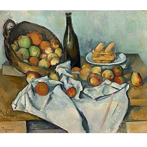 ABEUTY Peinture par numéros à faire soi-même pour adultes débutants – Pomme Fruit Basket Plante 40,6 x 50,8 cm (fruit, sans cadre)