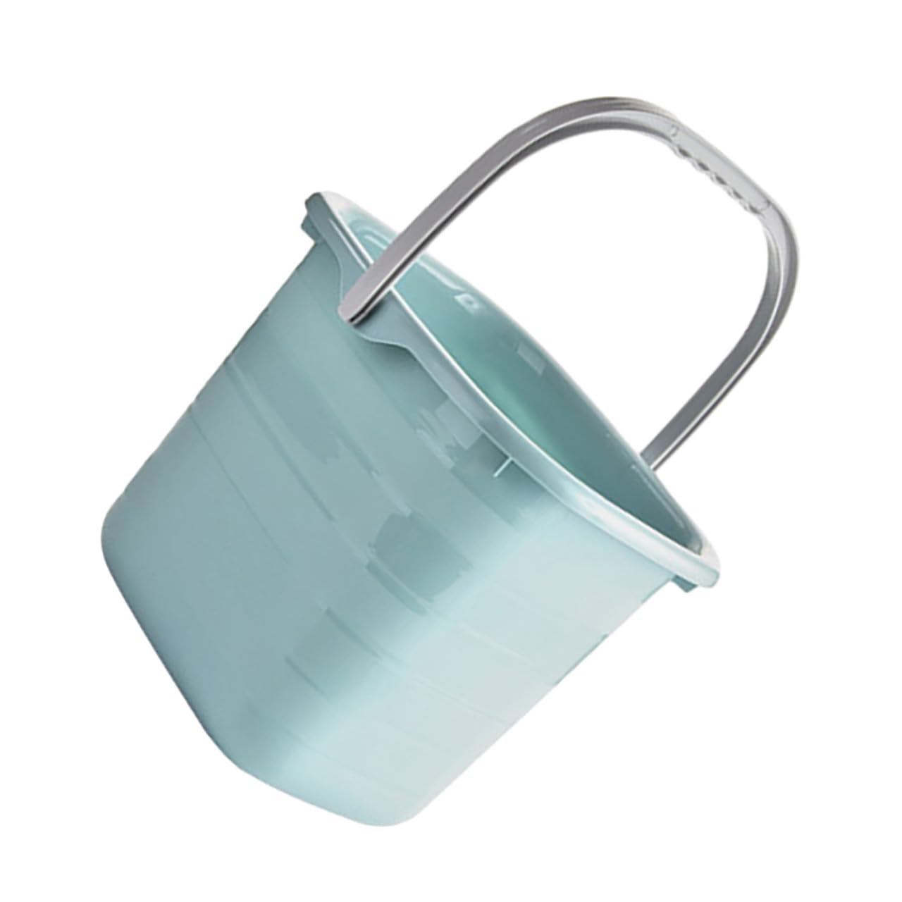 GLEAVI Secchio in Plastica Manico, Secchio Multipurpose la Pulizia Domestica, Adatto per Acqua e Cibo per Animali, per Giardinaggio e Hotel