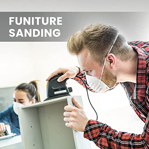 Youngtec Mouse Detail Sander Sandpaper Sanding Paper Assorted 40/80/120/180/240 Grits (50Pcs Mouse Sandpaper) #TOP7