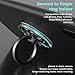 Finger Ring Stand, ebulous 360° Rotation Spinner Mobile Cell Phone Ring Stand Holder with Grip Kickstand Universal [Washable/Reusable] for Phone/Pad/Note/Tablets etc (Blue)