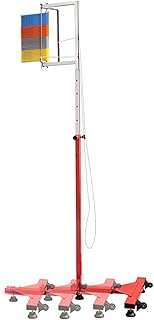 ENHEN Vertical Jump Tester Vertical Jump Measurement Training Equipment with Wheels, Heavy Duty Volleyball Spike Trainer Machine, Basketball Test Assessment Tool (Color : Colorful)