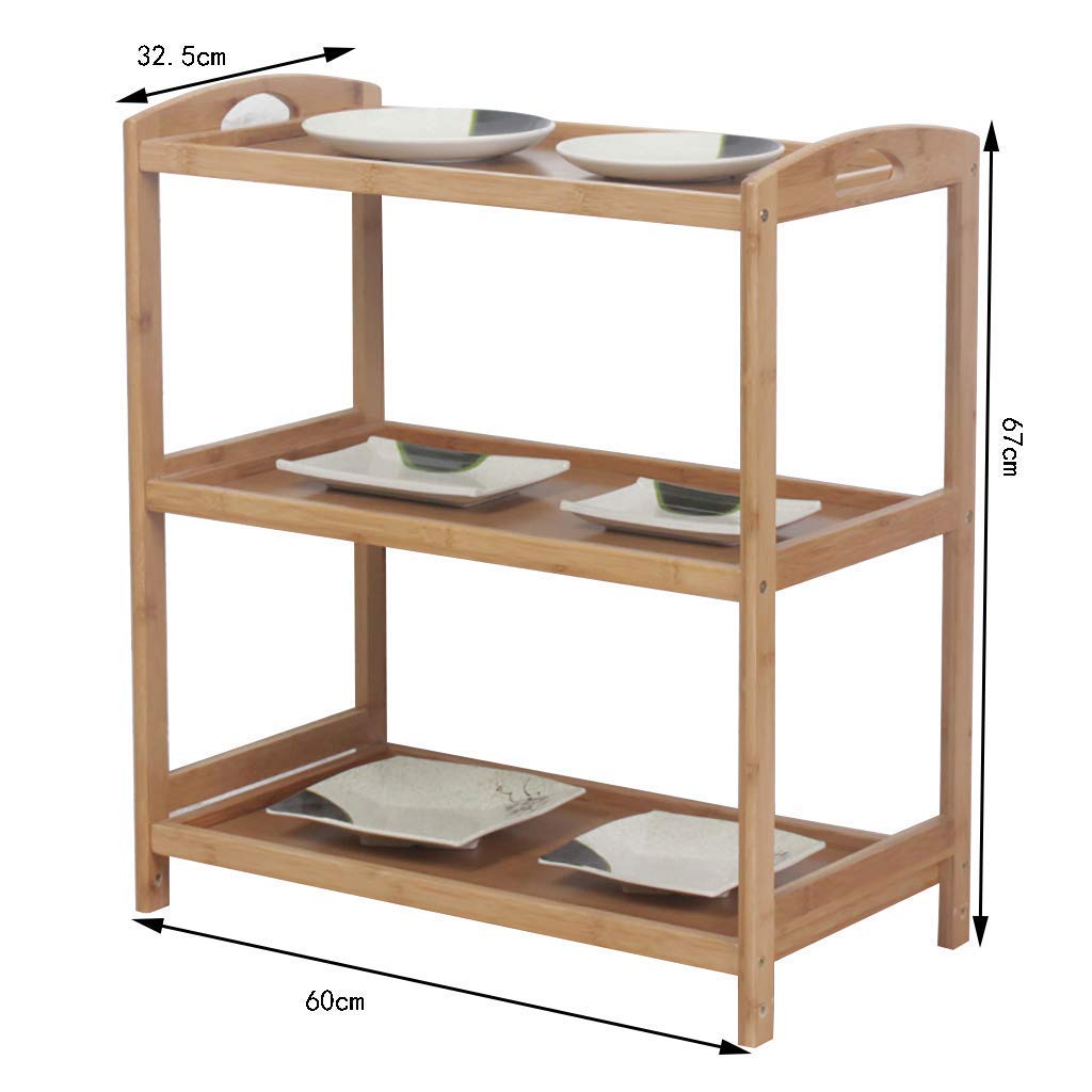 Carrello portaoggetti in Legno con ripiano a 4 Strati e Vassoio in Legno massello per Hotel, ristoranti e Case di Cura Carrello di Servizio con Ruote Due Stili Disponibili,A