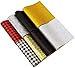 PARBEE 8PCS Buffalo Plaid and Glitter Faux Leather Sheets 13.8 x 8 Inch Fabric Sheet for Earrings Hair Bows Holiday Decor