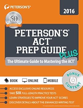Paperback Peterson's ACT Prep Guide Plus Book