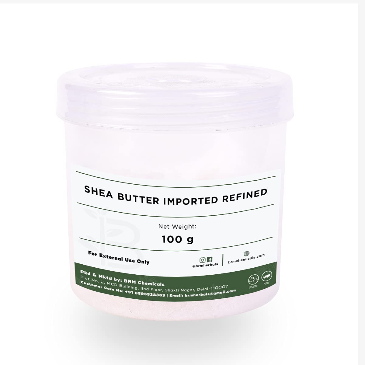 BRM Herbals Shea Butter - Imported - 100 Grams Refined Shea Butter For Soap Making, Lotion, Creams, Cosmetic Making & Diy Personal Care For Face, Hair, Skin & Body-picture-56