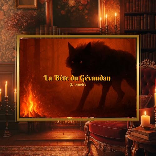 Page de couverture de Histoire merveilleuse au coin du feu : LA BETE DU GEVAUDAN de G. Lenotre (1933)