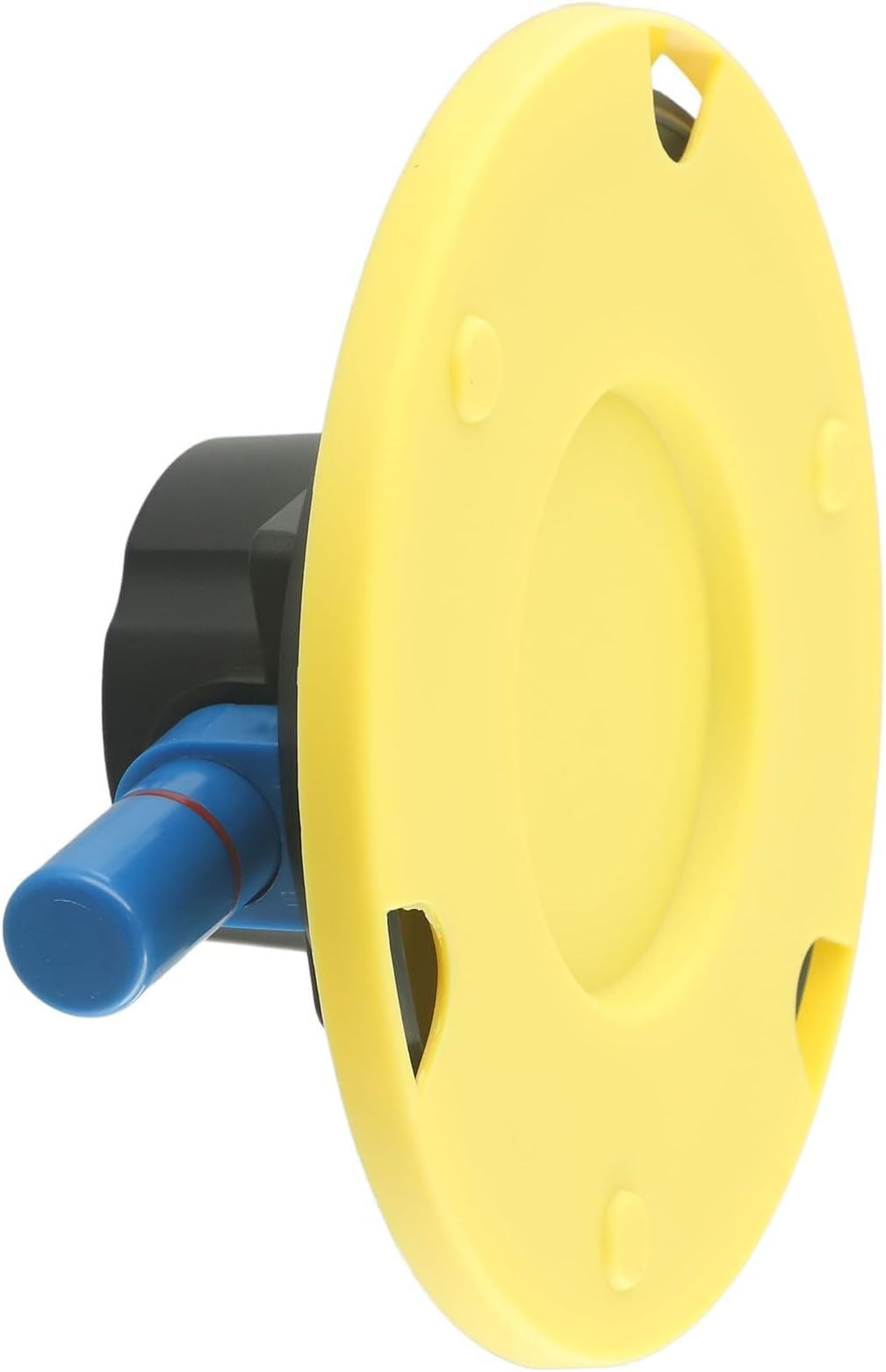 6 Inch Vacuum Suction Cup Mount Base with Hand – Heavy-Duty Glass Lifter for Smooth Non-Porous Surfaces, Aluminum Body, Rubber Cup, M6/M8 & 1/4"/3/8"(10mm)