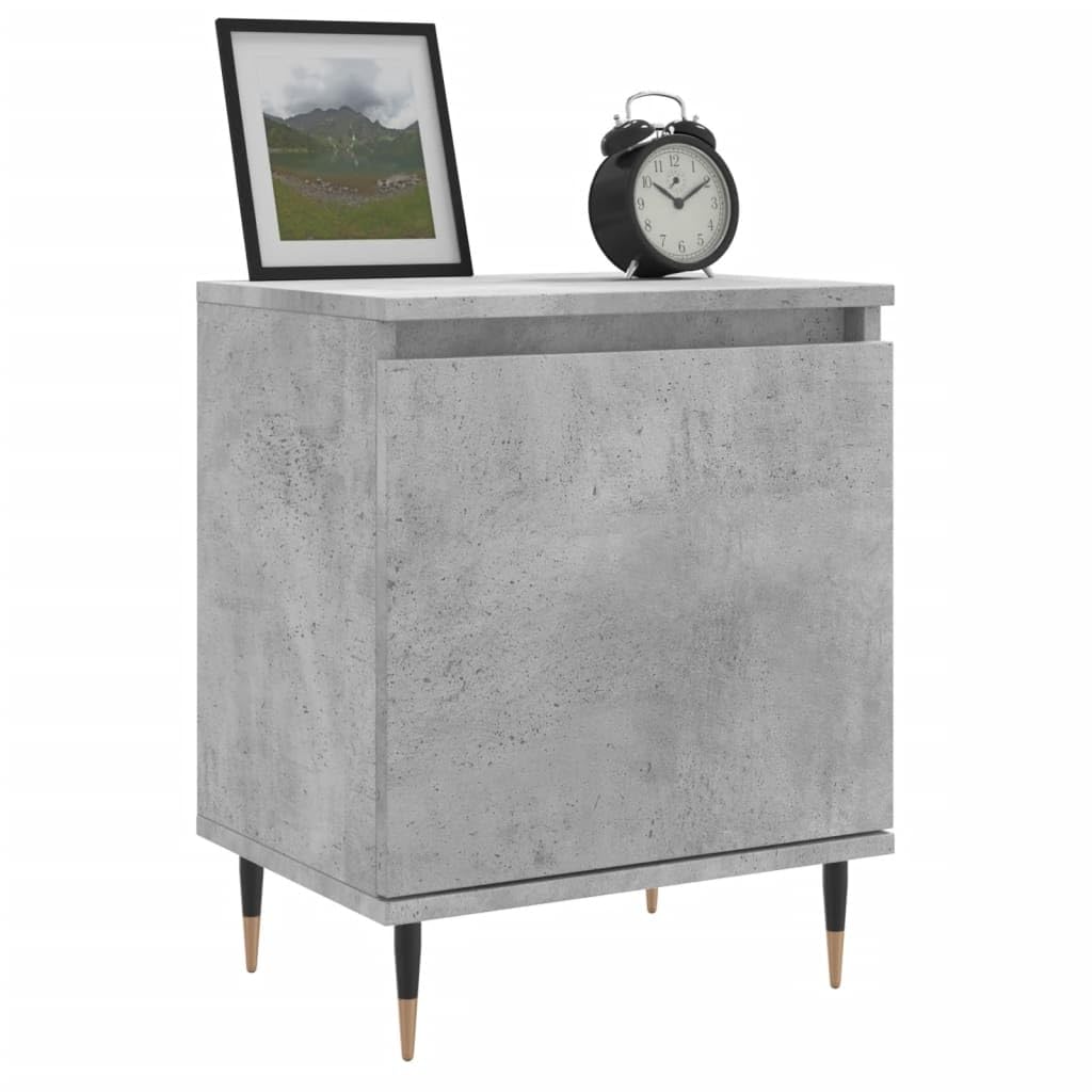 Eleganter Nachttisch aus Holzwerkstoff mit Staufach und stabiler Tischplatte für Wohnzimmer und Schlafzimmer, feuchtigkeitsbeständig und leicht zu reinigen