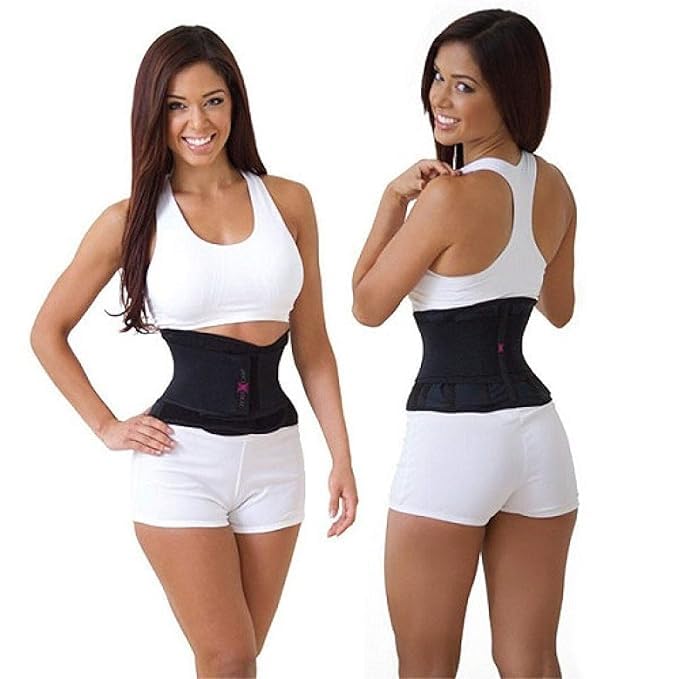 Miss Belt Waist Cincher | Adjustable Body Shaper for Instant Slimming Effect | Comfortable Compression & Back Support | Slimming Belt for Women and Girls Black-image-41