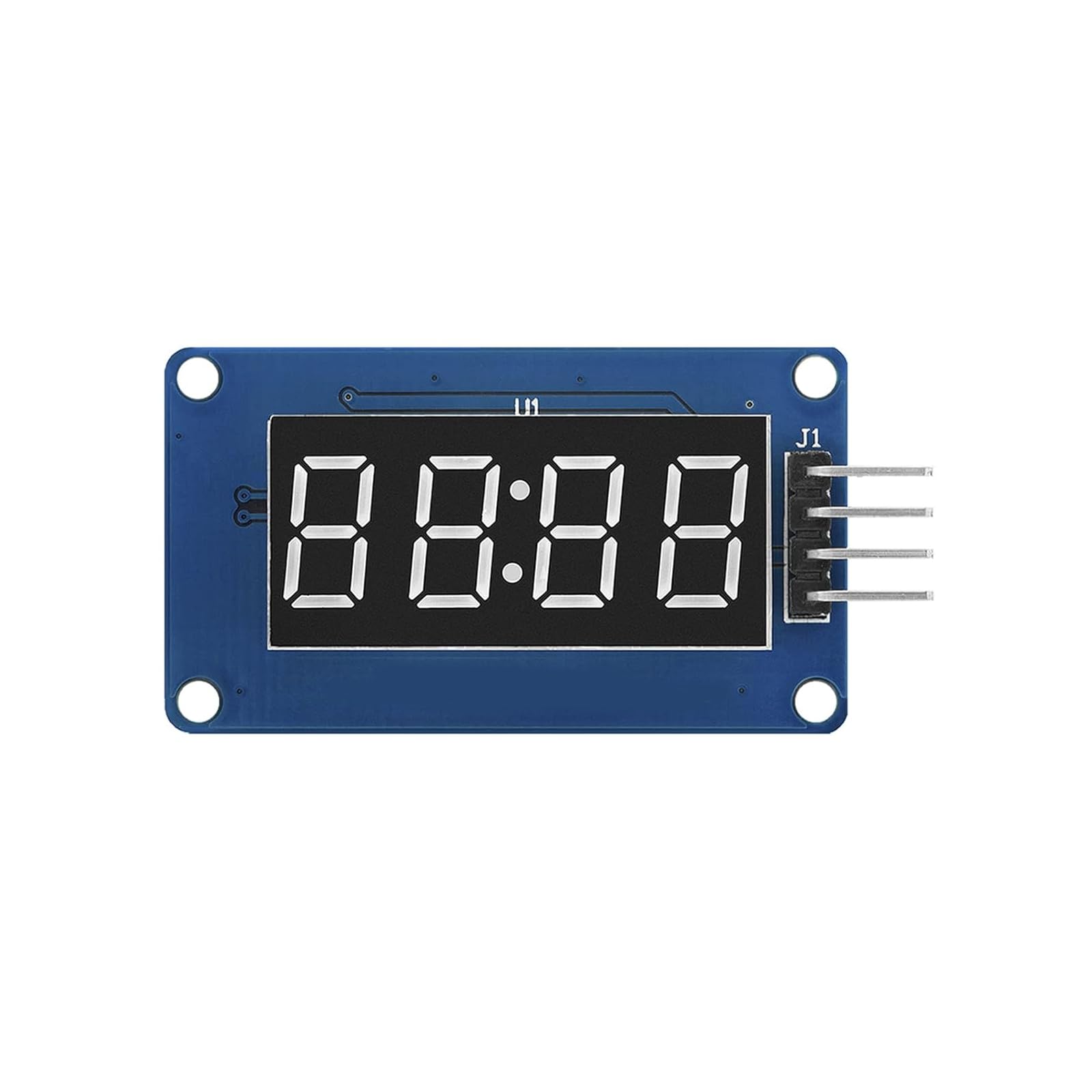 GERUI 10 szt. 0,36 cala 4-cyfrowy moduł LED segmentowy wyświetlacz moduł TM1637 | Red Common für Arduino TM1637 DriveChip Tube Clock Display