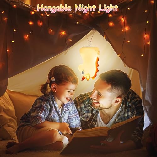 Image of Priyana Rabbit Night Light for Kids, Cute Silicone Bunny Lamp with 3 Brightness Modes, Rechargeable Baby Night Lamp, Soft LED Bedside Light for Nursery, Bedroom, Gift Decoration (Unicorn Night Light)