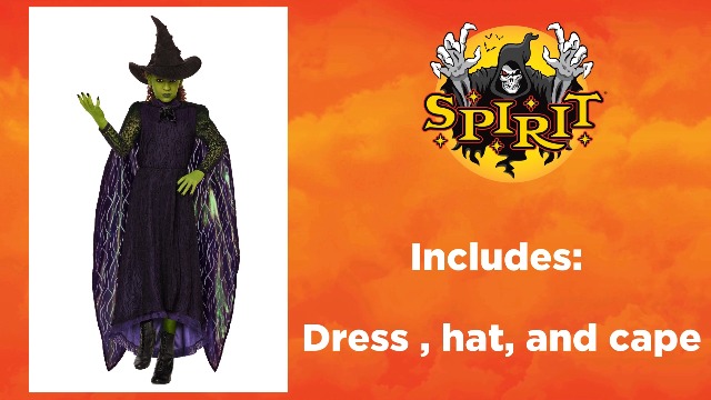 Disfraz infantil Elphaba Wicked Deluxe negro miniatura 2