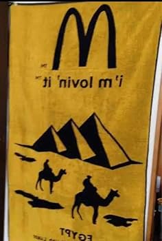 【レア】 マクドナルド バスタオル 限定品 ビーチタオル エジプト限定 タグ付き Amazon.co.jp: エジプトマック限定 マクドナルバスタオル