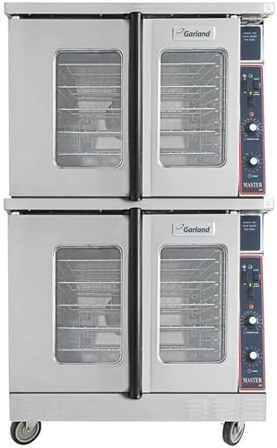 Garland MCO-ES-20-S 38" Master Series Standard Depth Double Convection Electric Full-Size Oven with Simple Control Airbaffling System Energy & Efficiency Management in Stainless