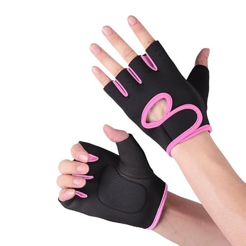 Luva Musculação Academia Antiderrapante Feminina E Masculina Ginástica (Preto)
