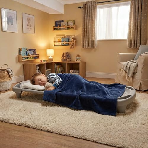 Image of Angeles Sleeping Cot Daycare Essentials, Gray, Standard, Single